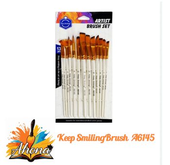 Keep Smiling Artist Paint Brush Set Of 13Pcs (M-A6145)