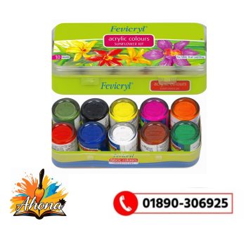 Ahona Corporation Fevicryl Acrylic Colors 10 Pcs