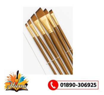 Ahona Corporation Keep Smiling A6120 6 Pcs Artist Painting Brush Set