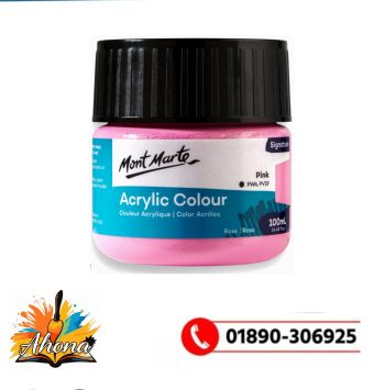 Ahona Corporation Importer Mont Marte Acrylic Colour 100ml – Pink