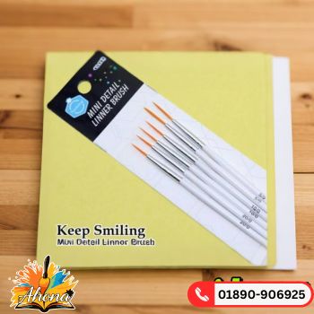 Keep Smiling Mini Detail Liner Brush – Precision Tool