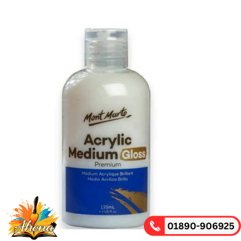 Mont Marte Acrylic Medium Gloss Premium 135ml - Ahona
