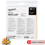 Mont Marte Imitation Gold Leaf Signature 14cm x 14cm (5.5in) 25 Sheets By Ahona Corporation