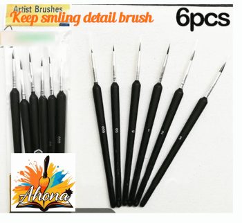 Keep Smiling Detailed Painting Brush Set - Ahona Corporation