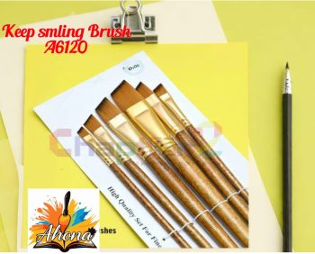 Ahona Corporation Keep Smiling A6120 6 Pcs Painting Brush Set