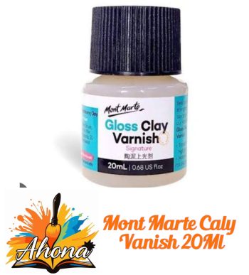 Mont Marte Gloss Clay Varnish 20mL – Ahona Corporation