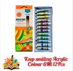 Best Keep Smiling Acrylic Colours Set 12pcs – Ahona Corp.