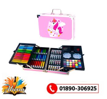 Ahona Corporation 145 Piece Unicorn Art Set, Premium Quality