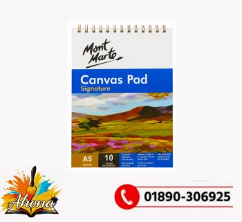 Mont Marte Canvas Pad 10 Signature Sheets A5 | Ahona Corporation