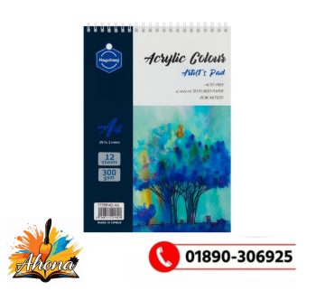 Keep Smiling Acrylic Artist Pad A4 – Ahona Corporation