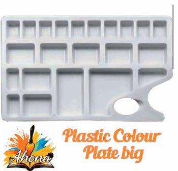 Plastic Color Plate Big Rectangle Shape – Ahona Corporation