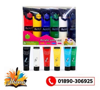 Keep Smiling Acrylic Paint Set 30 ML – 6 Pcs
