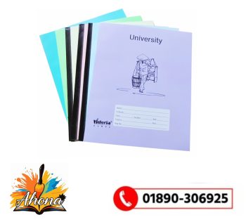 Binding Khata 200 Page 55g with Margin 6 Designs 6 Pcs Combo | Ahona Corporation