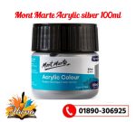 Mont Marte Acrylic Colour Paint Signature 100ml – Silver - Ahona Corporation