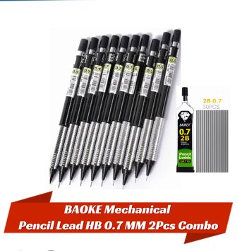 BAOKE Mechanical Pencil Lead HB 0.7 MM 2Pcs Combo