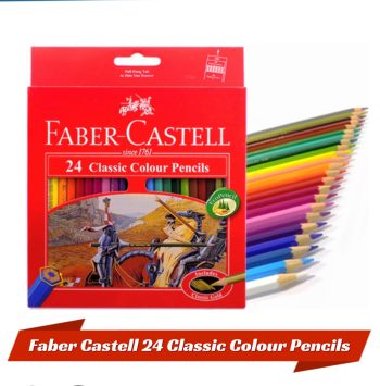Faber Castell Classic Colour Pencils 24 Pcs