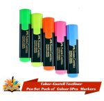 Faber Castell Textliner Pen Set Pack of Colour 5 Pcs Markers