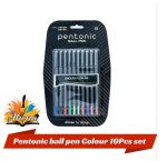 Linc Pentonic Color Ball Pen Multi Color Ink 10 Pcs