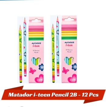 Matador i-teen Pencil 2B - 12 Pcs